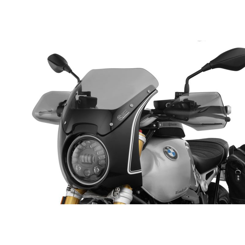 Wunderlich Daytona Cockpit Fairing Blackstorm Metallic | R nineT | White Striped -   Pyramid Motorcycle Accessories