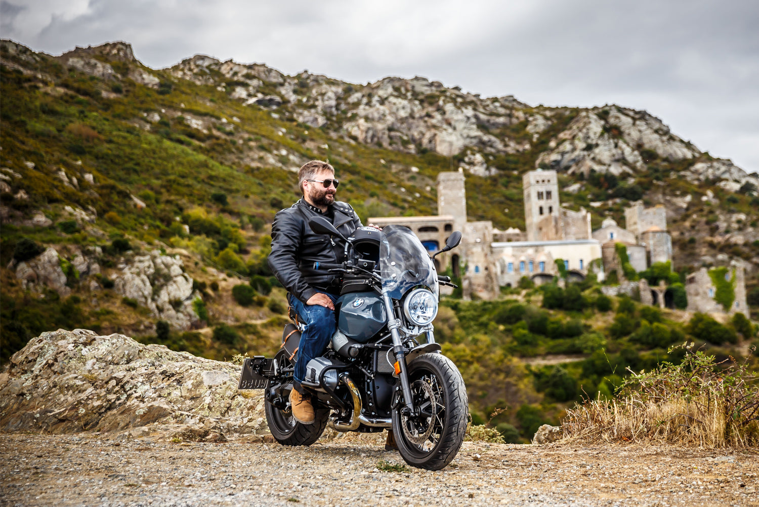 Wunderlich Touring Windshield 70th-Roadster | Clear | BMW R nineT -   Pyramid Motorcycle Accessories