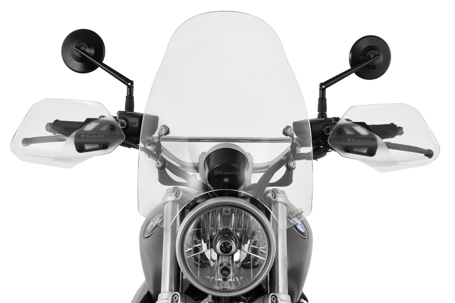 Wunderlich Touring Screen 70th-Roadster | Clear | BMW R nineT -   Pyramid Motorcycle Accessories