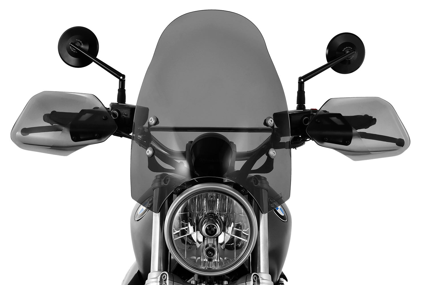 Wunderlich Touring Windshield 70th-Roadster | Clear | BMW R nineT -   Pyramid Motorcycle Accessories