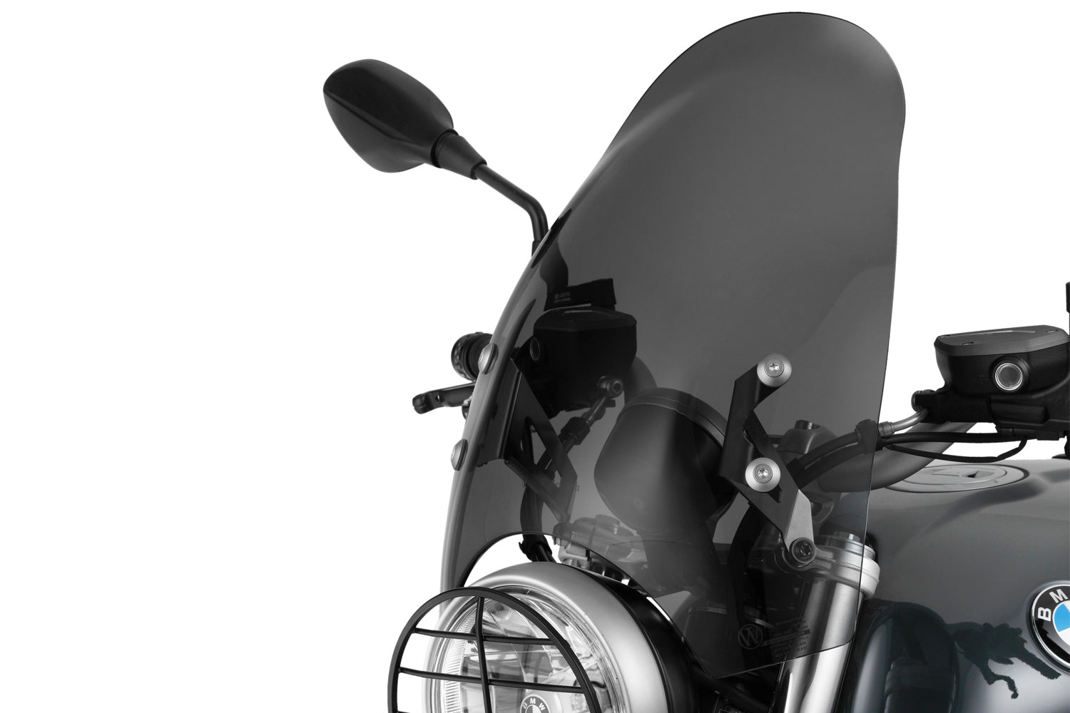 Wunderlich Touring Windshield 70th-Roadster | Clear | BMW R nineT -   Pyramid Motorcycle Accessories