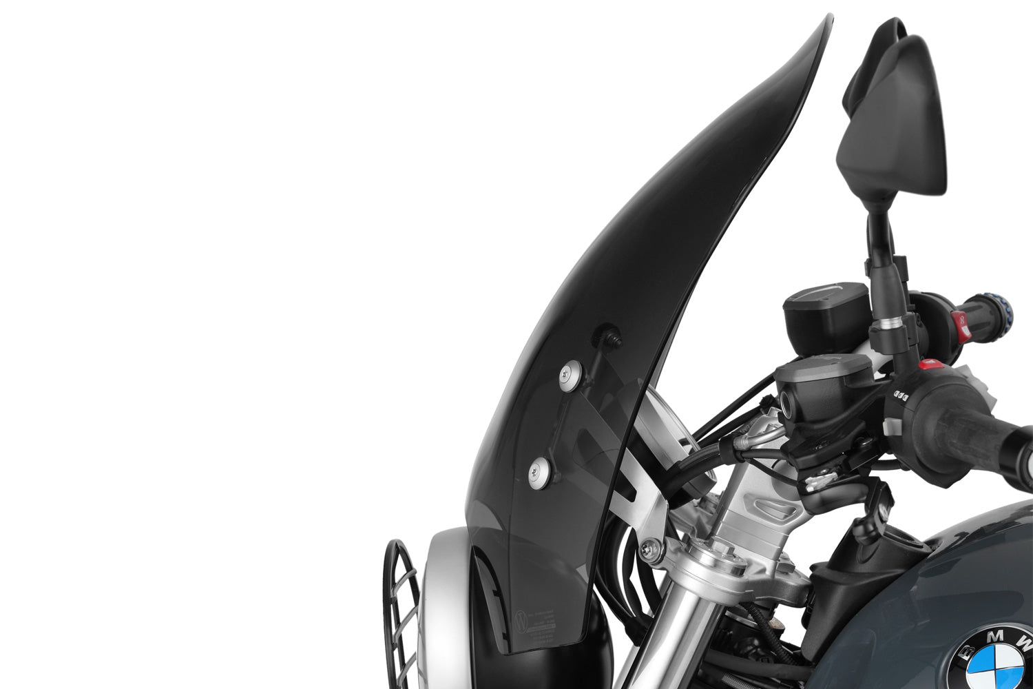 Wunderlich Touring Windshield 70th-Roadster | Clear | BMW R nineT -   Pyramid Motorcycle Accessories