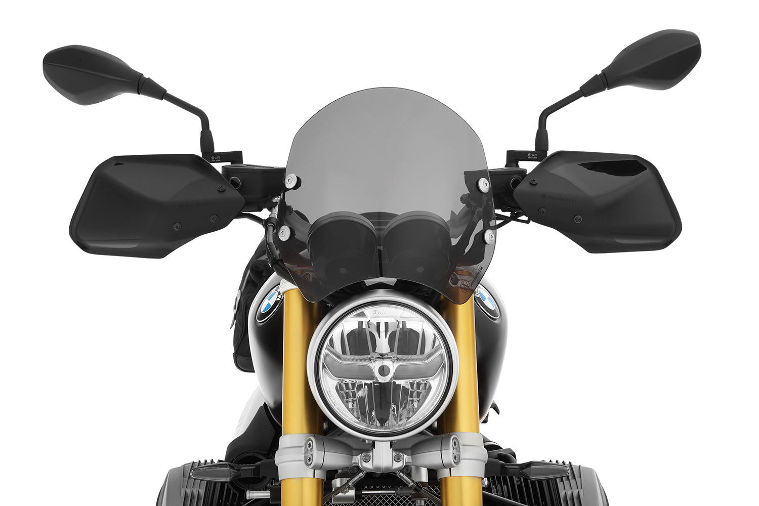 Wunderlich Sport Windshield Speed Short | Light Smoke | BMW R nineT Scrambler -   Pyramid Motorcycle Accessories