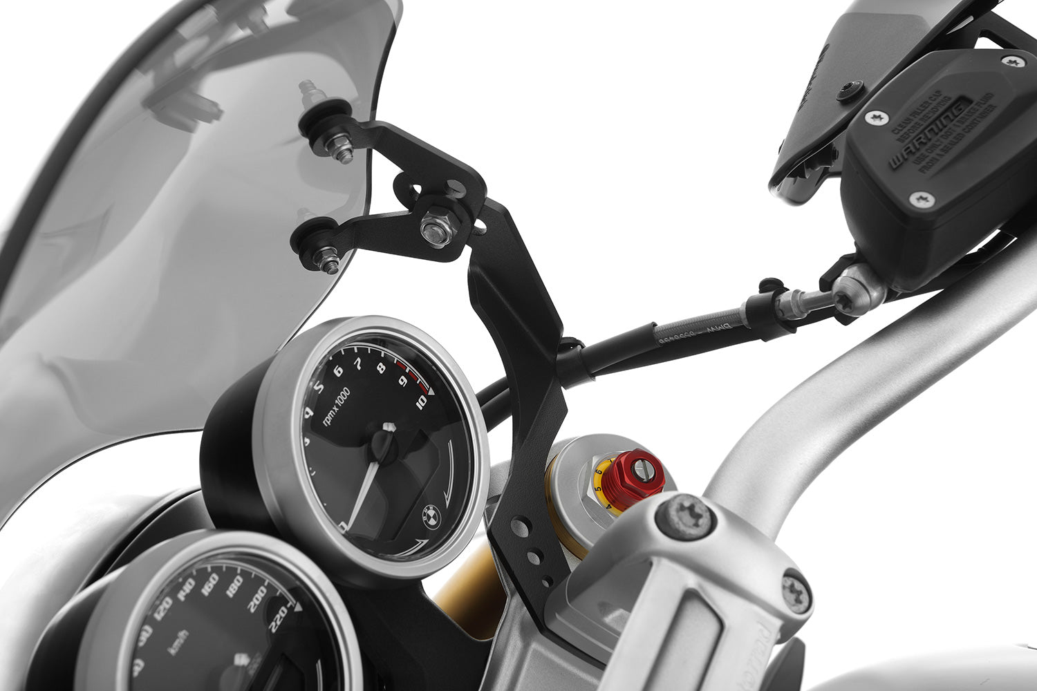Wunderlich Sport Windshield Speed Short | Light Smoke | BMW R nineT Scrambler -   Pyramid Motorcycle Accessories