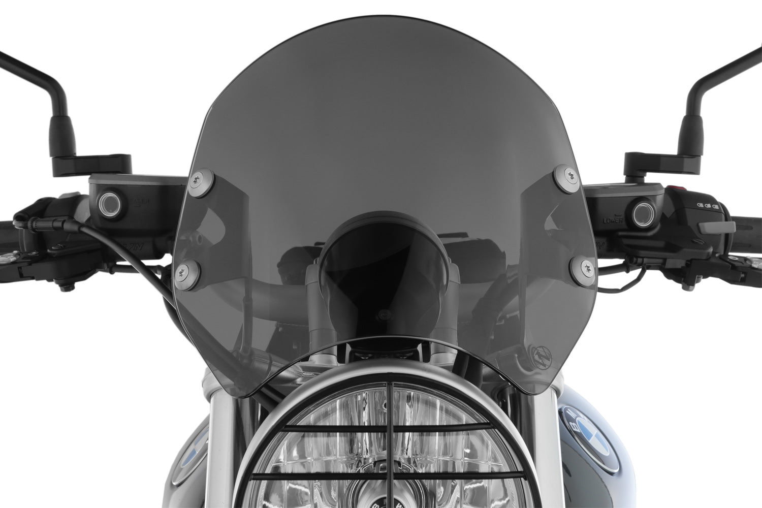 Wunderlich Sport Windshield Speed Short | Light Smoke | BMW R nineT Scrambler -   Pyramid Motorcycle Accessories