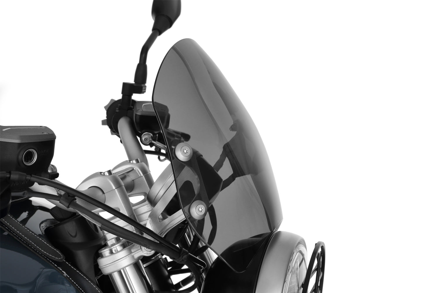 Wunderlich Sport Windshield Speed Short | Light Smoke | BMW R nineT Scrambler -   Pyramid Motorcycle Accessories