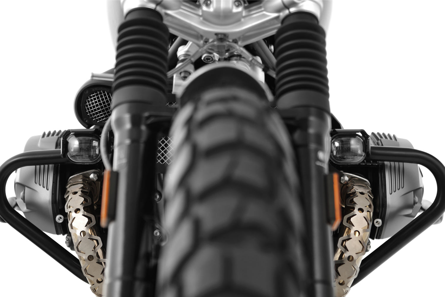 Wunderlich Microflooter LED Auxiliary Headlight | Black | BMW R 1250 R -   Pyramid Motorcycle Accessories