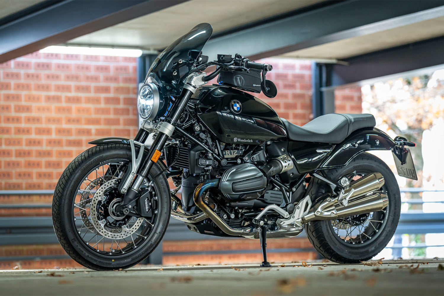 Wunderlich Touring Windshield Marathon | Light Smoke | BMW R 1250 RT -   Pyramid Motorcycle Accessories