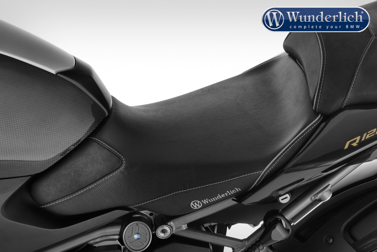 Wunderlich Rider Seat Aktivkomfort 30mm Low | Black | BMW R 1200 GS -   Pyramid Motorcycle Accessories