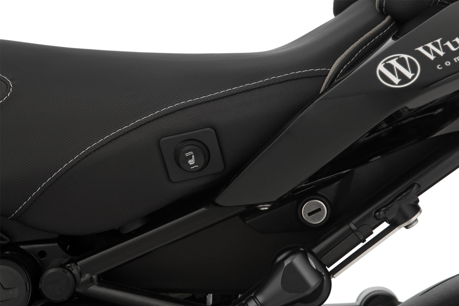 Wunderlich Rider Seat Aktivkomfort with Aftermarket Heating High | Black | BMW R 1250 R -   Pyramid Motorcycle Accessories