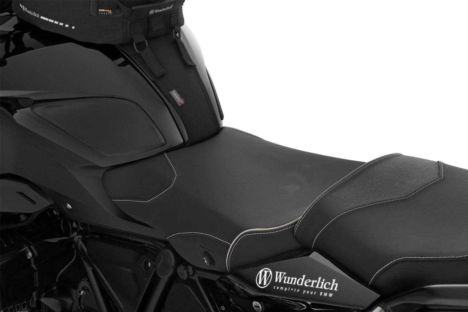 Wunderlich Rider Seat Aktivkomfort with Aftermarket Heating High | Black | BMW R 1250 GS Adventure -   Pyramid Motorcycle Accessories