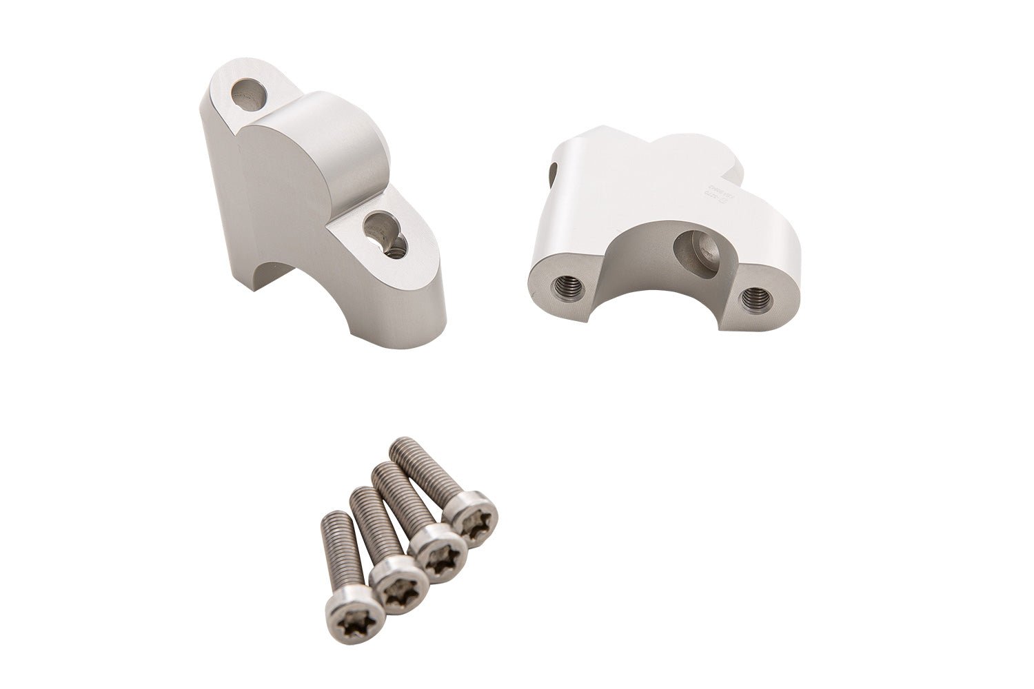 Wunderlich Ergo+ Handlebar Risers | Silver -   Pyramid Motorcycle Accessories