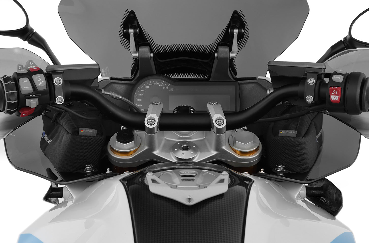 Wunderlich Handlebar Conversion | Silver | BMW R 1200 RS -   Pyramid Motorcycle Accessories