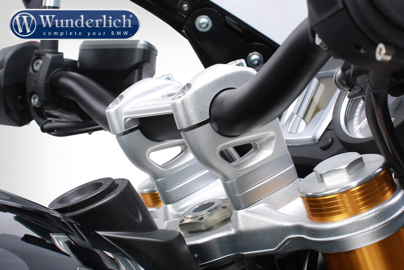 Wunderlich Ergo Rider Footrest Relocation | Silver | R 1200 RT -   Pyramid Motorcycle Accessories