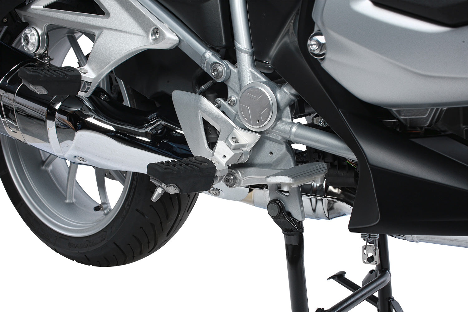 Wunderlich Ergo Rider Footrest Relocation | Silver | R 1200 RT -   Pyramid Motorcycle Accessories