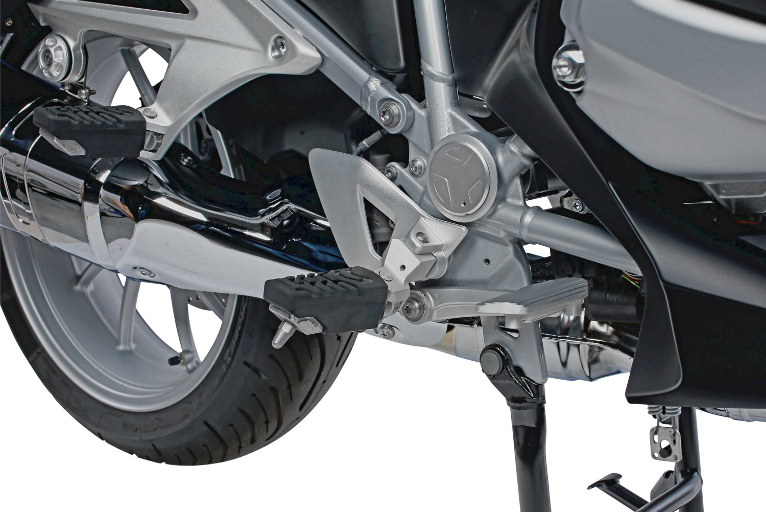 Wunderlich Ergo Rider Footrest Relocation | Silver | K 1600 GT -   Pyramid Motorcycle Accessories