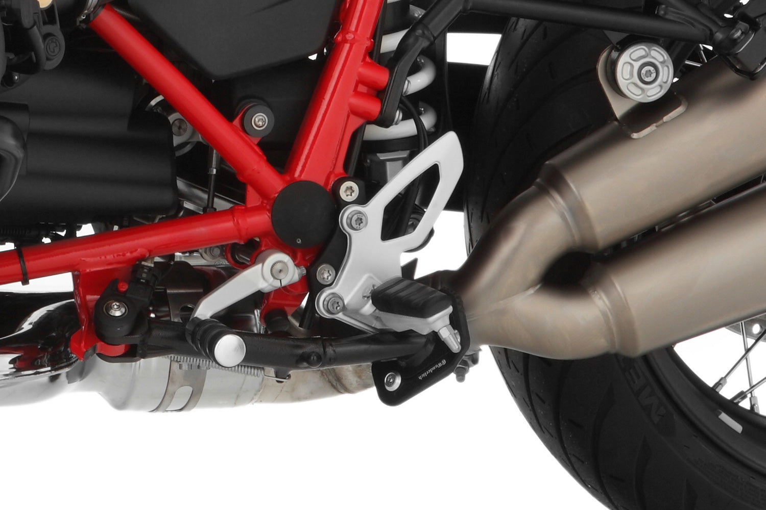 Wunderlich Ergo Footrest Lowering Kit Rider | Black -   Pyramid Motorcycle Accessories