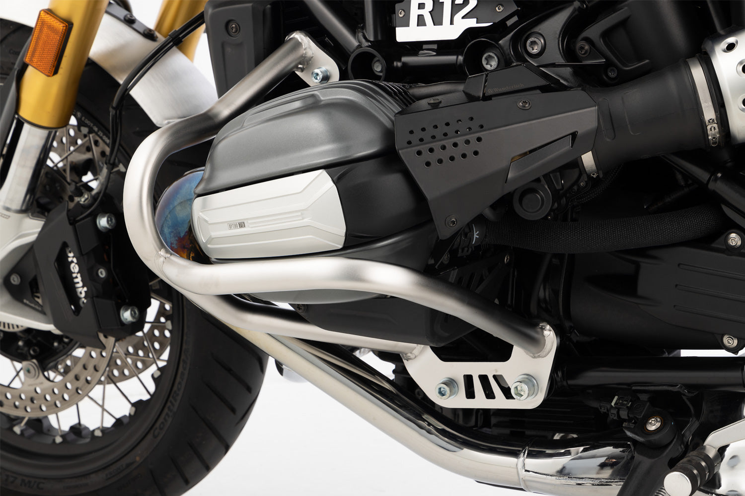 Wunderlich Engine Protection Bar Guard BMW | R 12 | Silver -   Pyramid Motorcycle Accessories