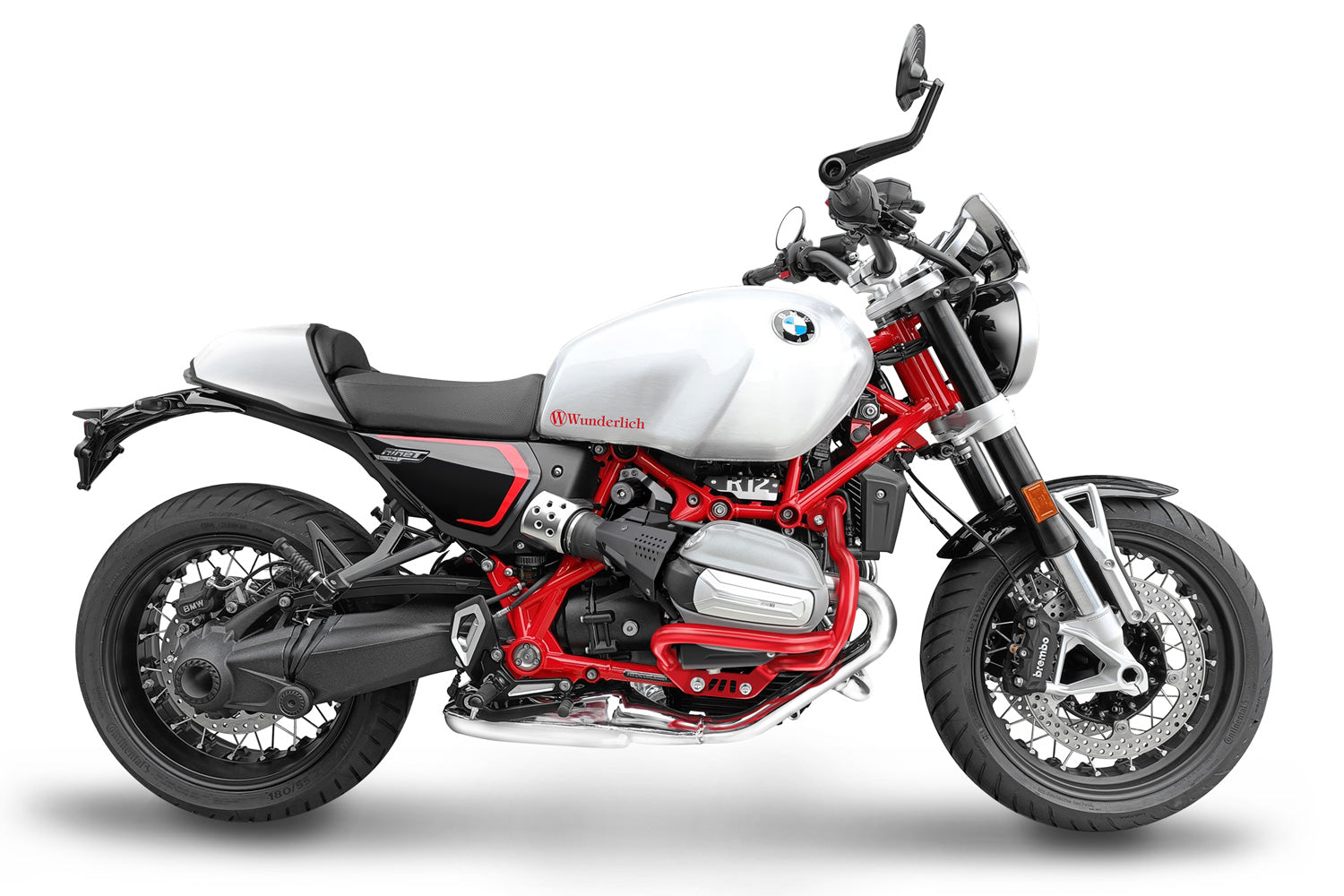 Wunderlich Engine Protection Bar Guard BMW | R 12 | Silver -   Pyramid Motorcycle Accessories