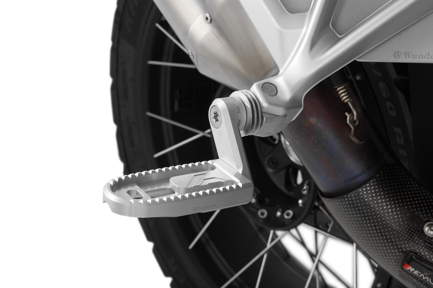 Wunderlich Vario Joint Passenger Pair | Silver -   Pyramid Motorcycle Accessories