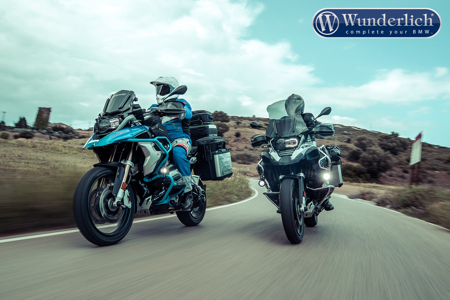 Wunderlich Vario Joint Passenger Pair | Silver | BMW R 1150 RS -   Pyramid Motorcycle Accessories