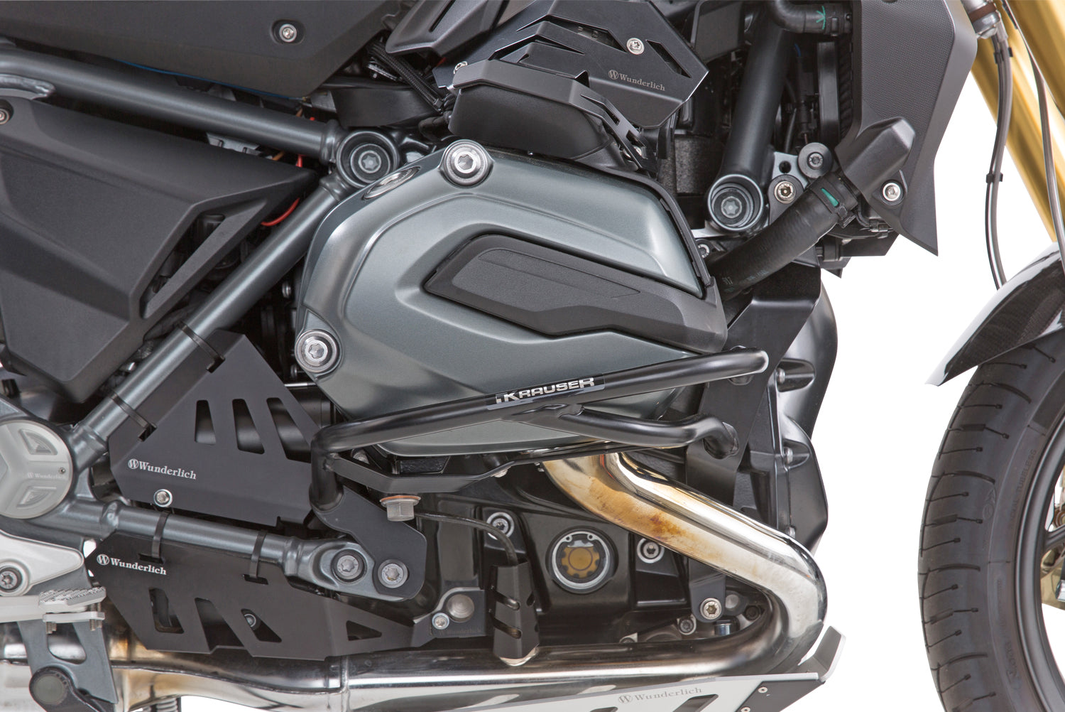 Wunderlich Engine Protection Bar Sport | F 900 XR | Black -   Pyramid Motorcycle Accessories