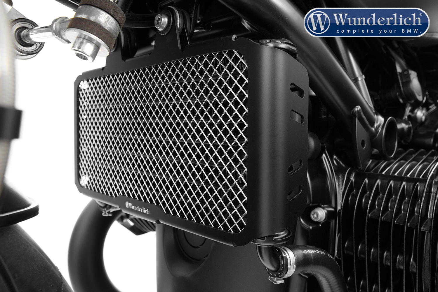 Wunderlich Oil Cooler Protection Grille Extreme | Black | BMW R nineT -   Pyramid Motorcycle Accessories