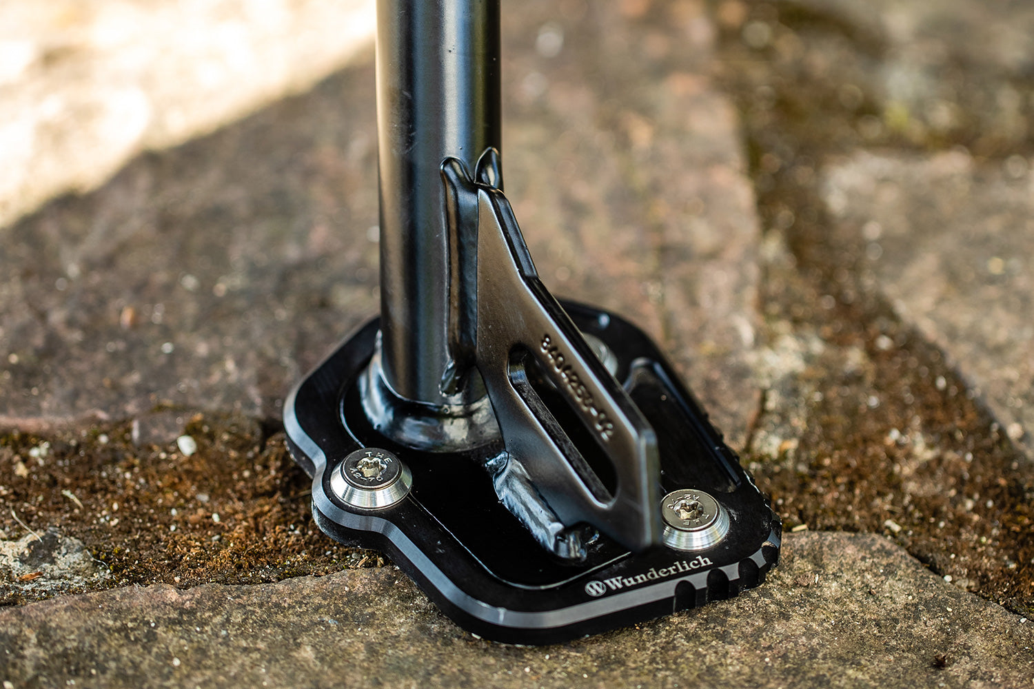 Wunderlich Side Stand Enlarger Standard | Black | BMW F 800 GS -   Pyramid Motorcycle Accessories