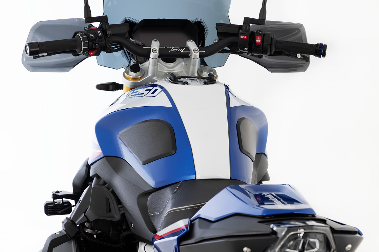 Wunderlich Tank Protection Pad 3 Pieces | Black | BMW F 900 GS Adventure -   Pyramid Motorcycle Accessories