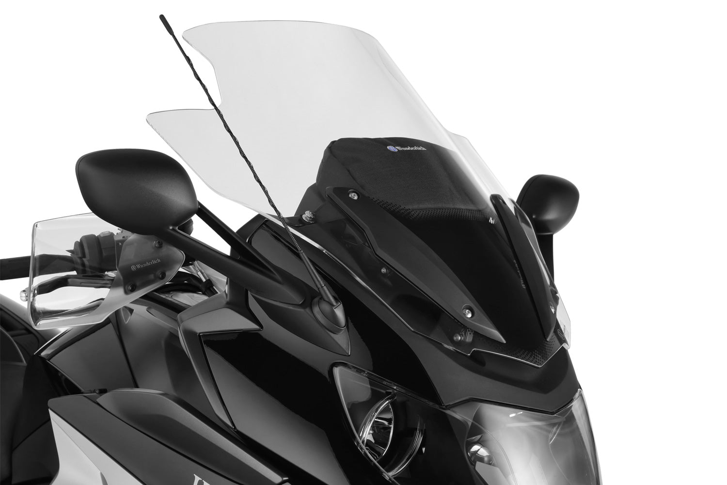 Wunderlich Screen For Cockpit Fairing with Orig. Rev Counter | Clear | BMW R nineT -   Pyramid Motorcycle Accessories
