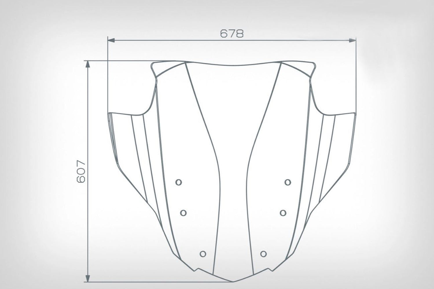 Wunderlich Screen For Cockpit Fairing with Orig. Rev Counter | Clear | BMW R nineT -   Pyramid Motorcycle Accessories