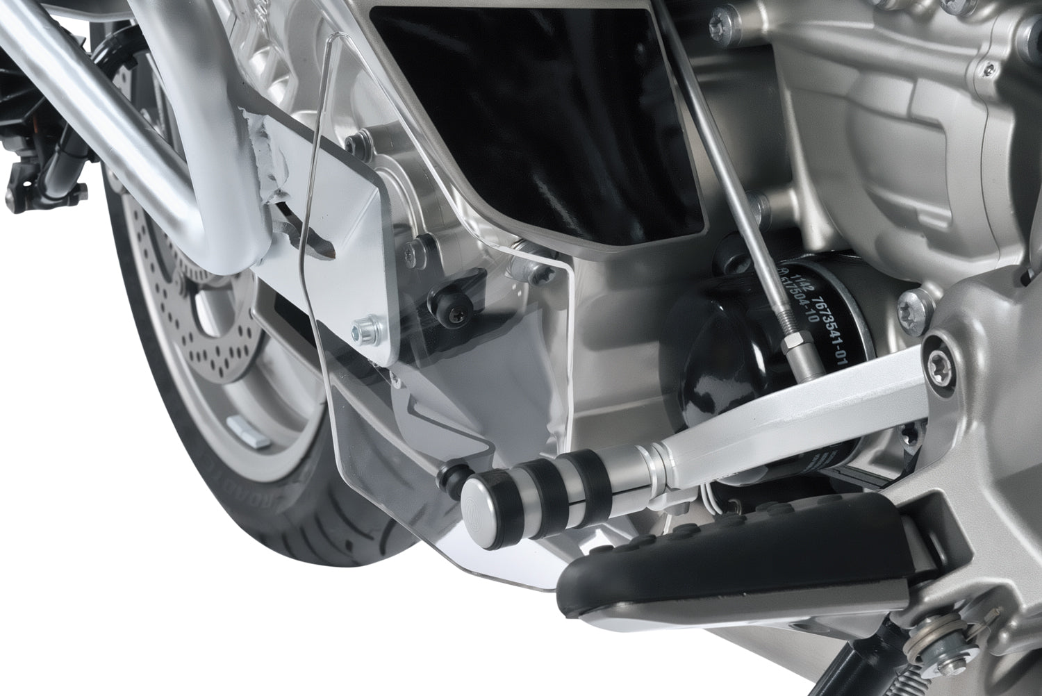 Wunderlich Foot Protectors Clear-Protect | Clear | BMW K 1600 GT -   Pyramid Motorcycle Accessories