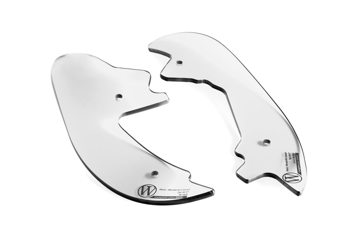 Wunderlich Foot Protectors Clear-protect Set | Clear | BMW K 1600 Grand America -   Pyramid Motorcycle Accessories