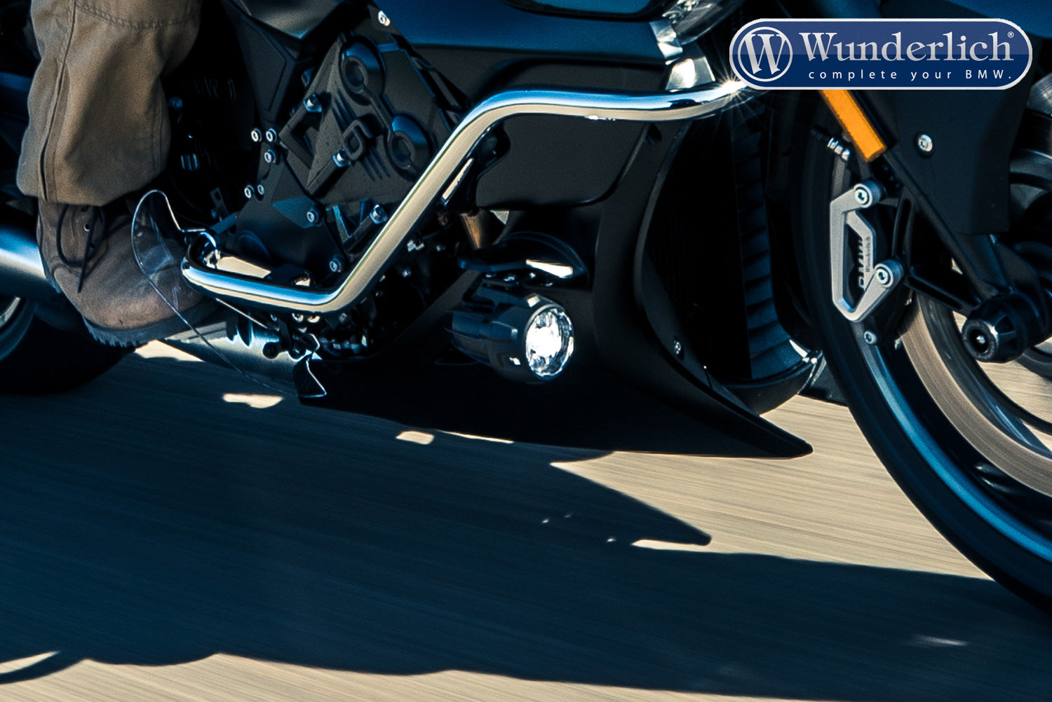 Wunderlich Adapter Plate For Orig BMW Auxiliary Headlight -   Pyramid Motorcycle Accessories