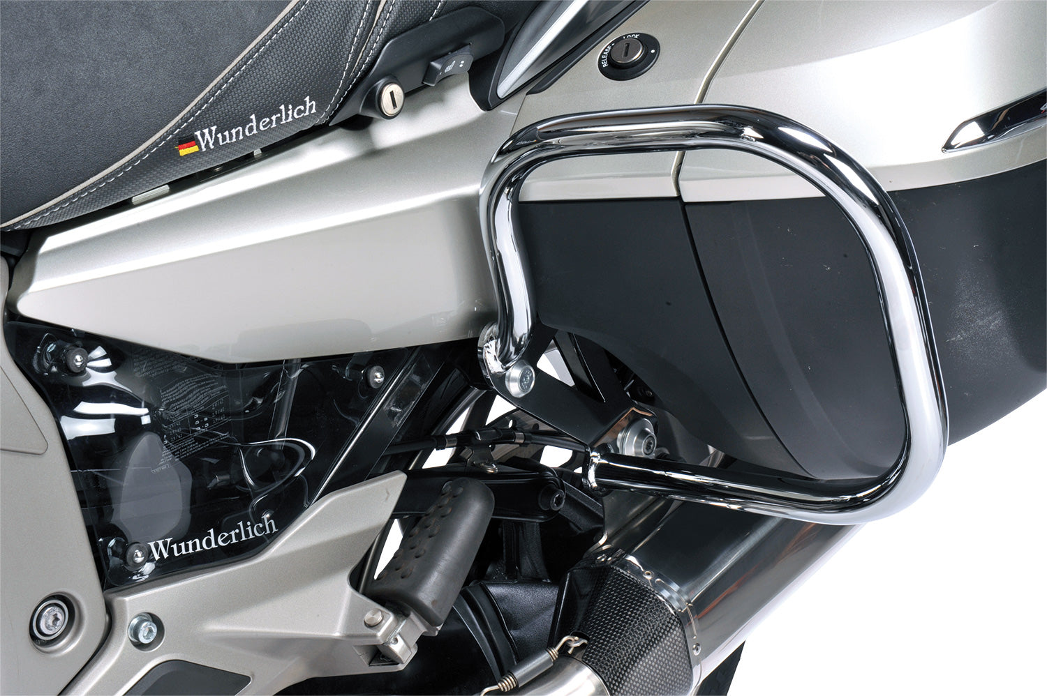 Wunderlich Case Rack Right | Silver -   Pyramid Motorcycle Accessories