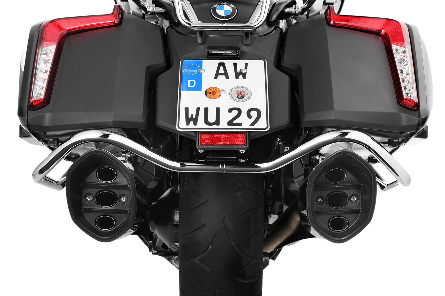 Wunderlich Case Protection Bar For Models with Emergency System | Black -   Pyramid Motorcycle Accessories