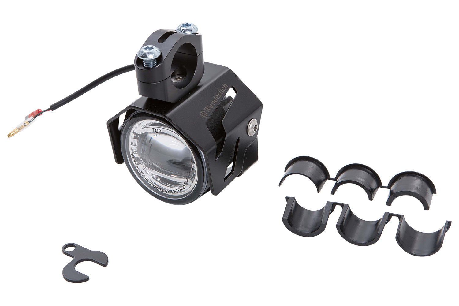 Wunderlich LED Additional Head Light Aton | Silver | BMW R 1250 GS -   Pyramid Motorcycle Accessories