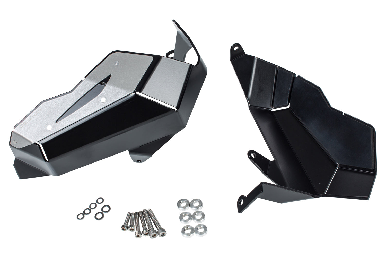 Wunderlich Valve Cover & Cylinder Protectors Extreme Left and Right | Black -   Pyramid Motorcycle Accessories