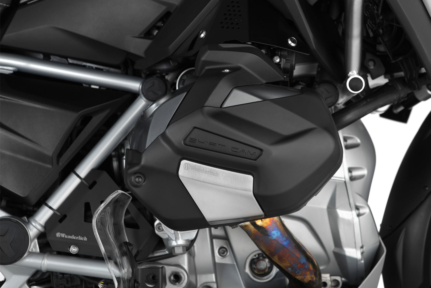 Wunderlich Valve Cover & Cylinder Protectors Euro 5 | Black | BMW R nineT -   Pyramid Motorcycle Accessories