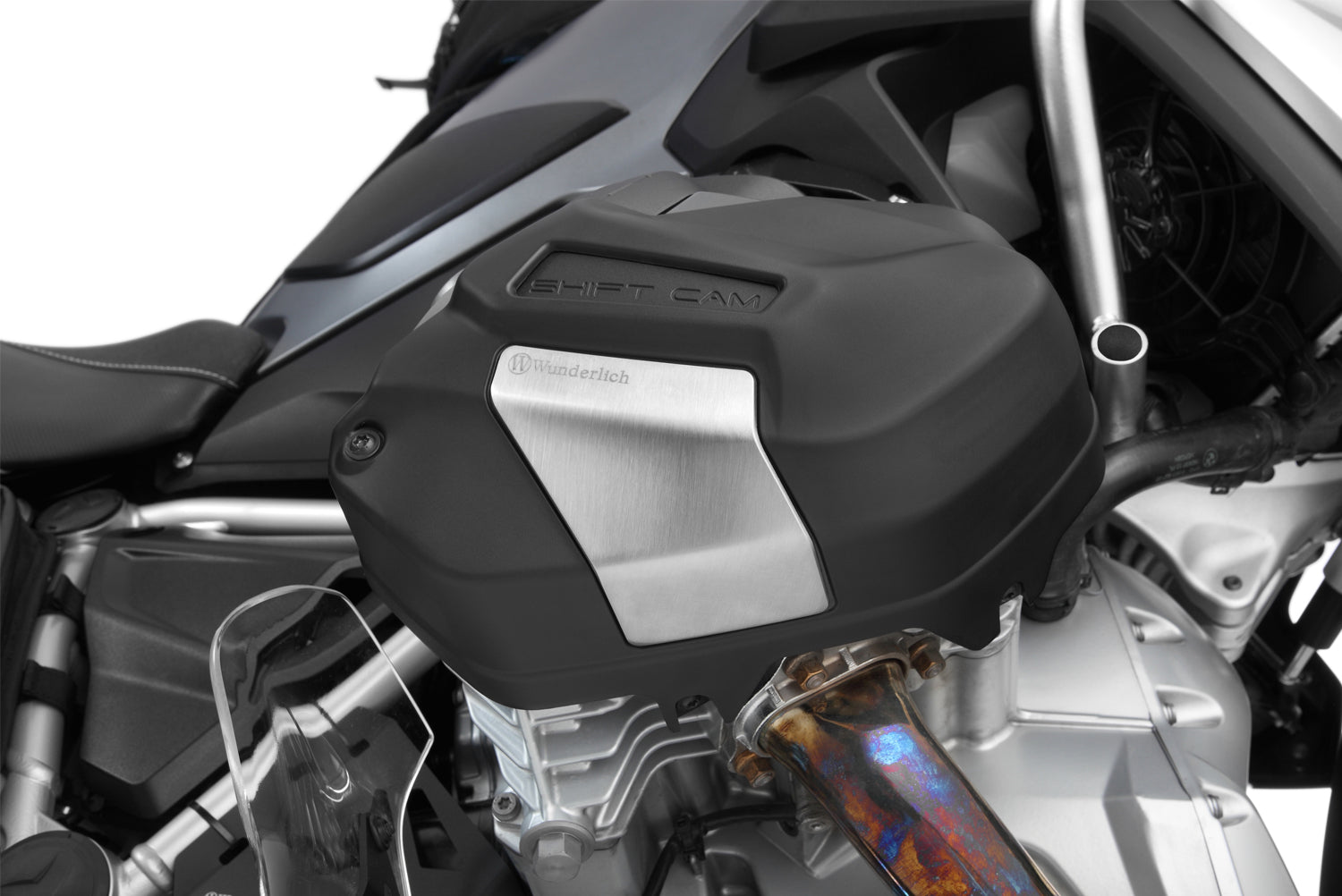 Wunderlich Valve Cover & Cylinder Protectors Euro 5 | Black | BMW R nineT -   Pyramid Motorcycle Accessories