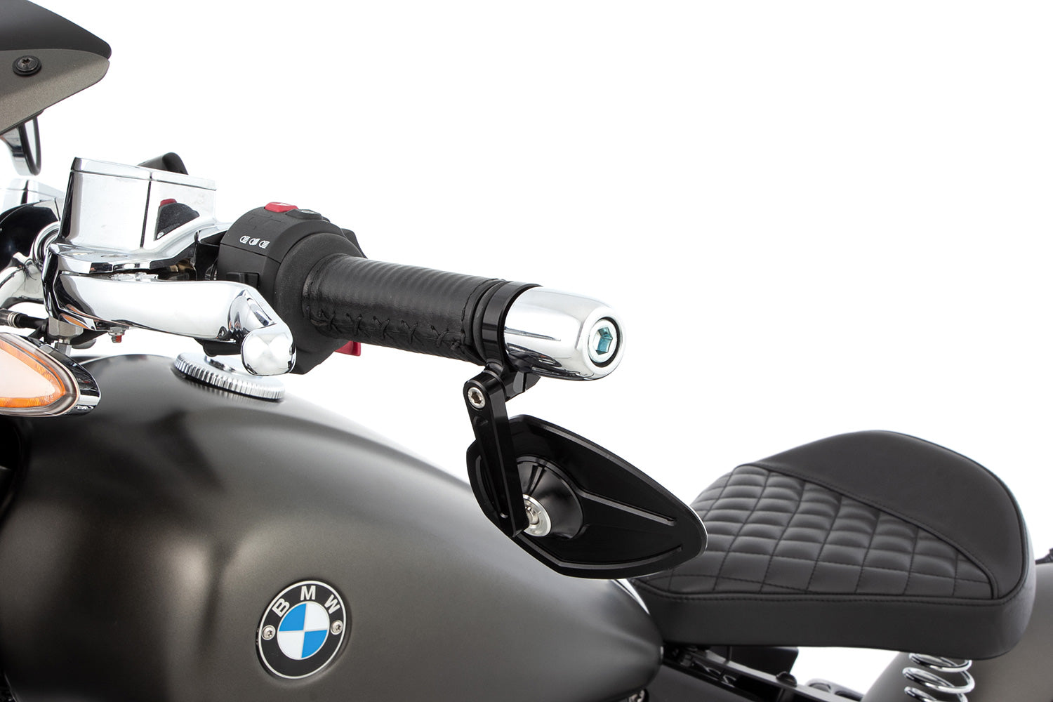 Wunderlich Adapter For Handlebar End Mirror Set | Black -   Pyramid Motorcycle Accessories