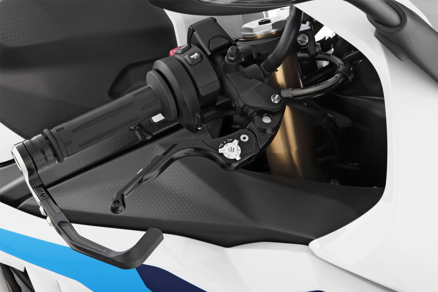 Wunderlich Variolever Adjustable Clutch Lever | Black | BMW F 900 GS -   Pyramid Motorcycle Accessories