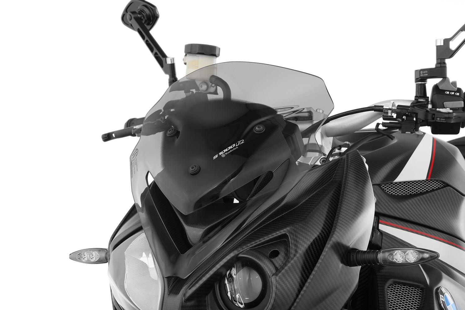 Wunderlich Windshield Sport | Light Smoke | BMW S 1000 R -   Pyramid Motorcycle Accessories
