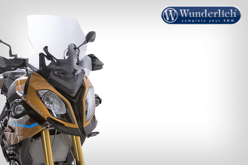 Wunderlich Touring Windshield Marathon | Light Smoke | BMW S 1000 XR -   Pyramid Motorcycle Accessories
