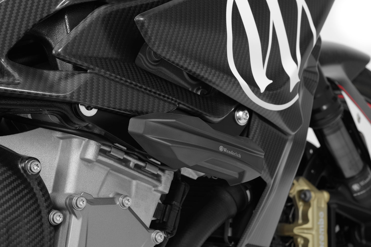 Wunderlich Crash Protector Racing | S 1000 R | Black-Blue -   Pyramid Motorcycle Accessories