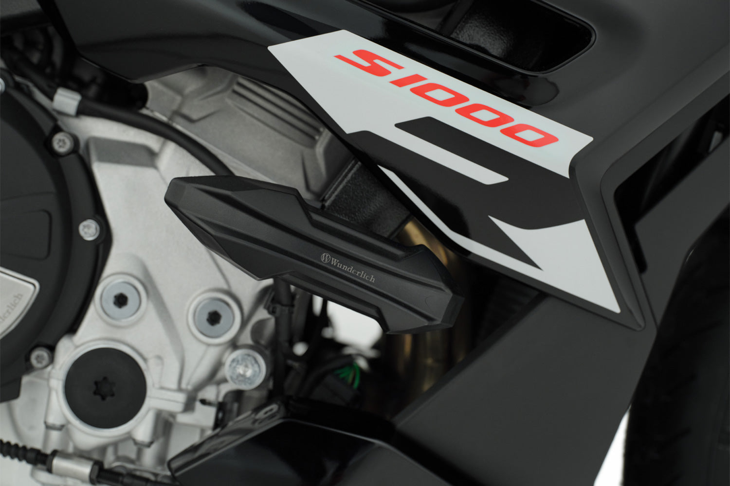 Wunderlich Racing Protection Pads Set | Black | BMW S 1000 RR -   Pyramid Motorcycle Accessories
