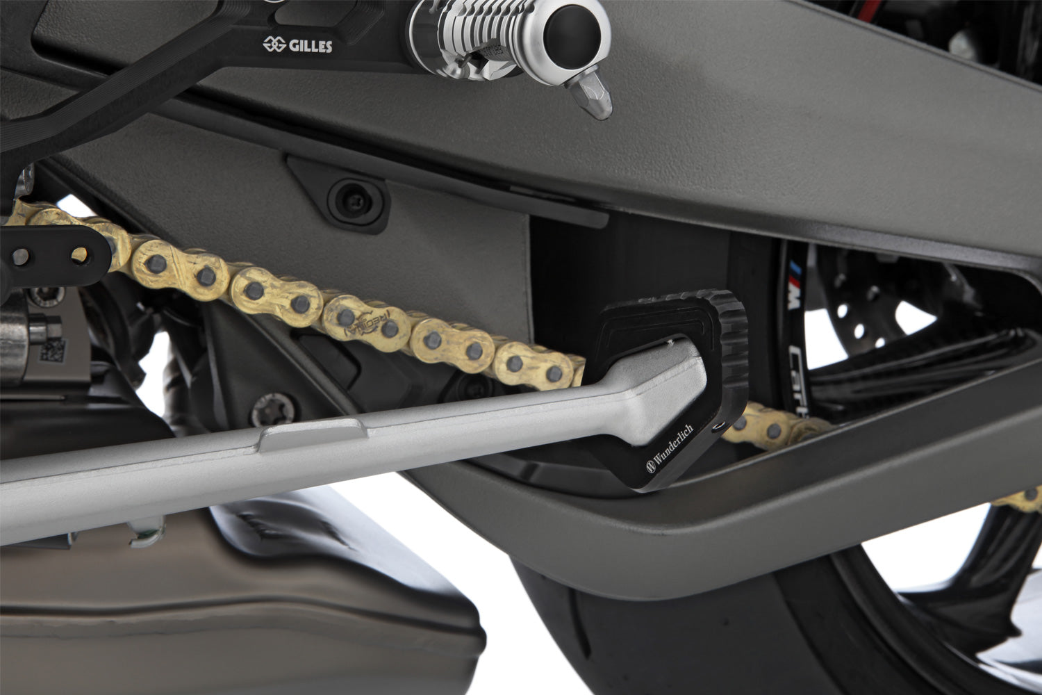 Wunderlich Side Stand Enlarger | Black | BMW R 1300 RT -   Pyramid Motorcycle Accessories