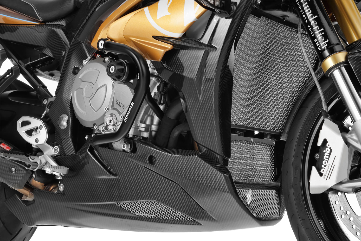 Wunderlich Radiator Protection Grille Extreme | Black | BMW R 1250 R -   Pyramid Motorcycle Accessories