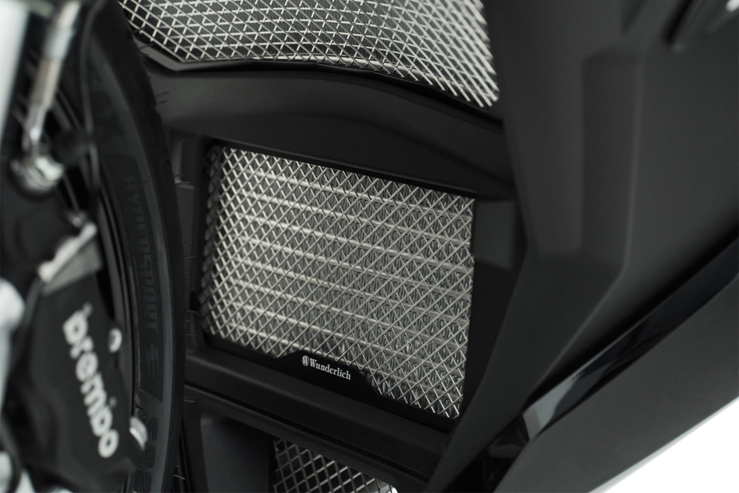 Wunderlich Oil Cooler Protection Grill | Black | BMW K 1600 Grand America -   Pyramid Motorcycle Accessories