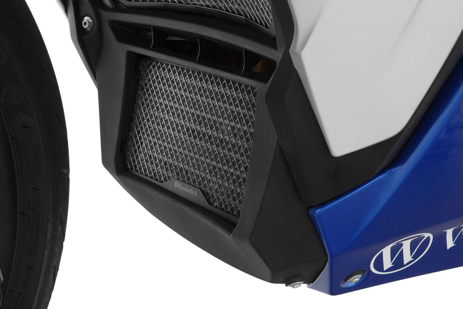Wunderlich Oil Cooler Protection Grill | Black | BMW K 1600 Grand America -   Pyramid Motorcycle Accessories